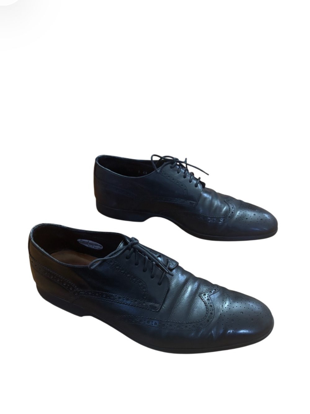 PS Paul Smith Black Leather Lace Up Brogues